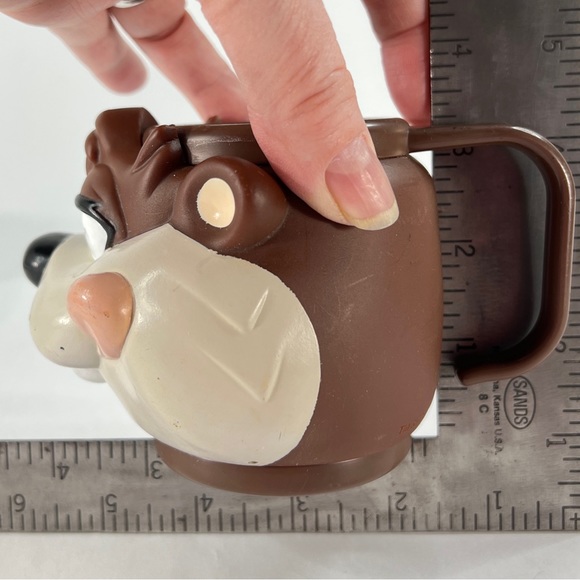 TAZ Tasmanian Devil 1995 3D Warner Bros Looney Tunes Applause Retro Cup Mug - Picture 13 of 14